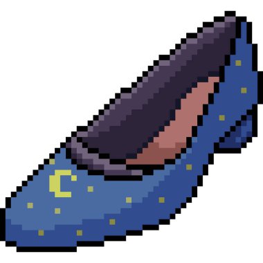 vektör pikseli sanat ayakkabısı izole çizgi film