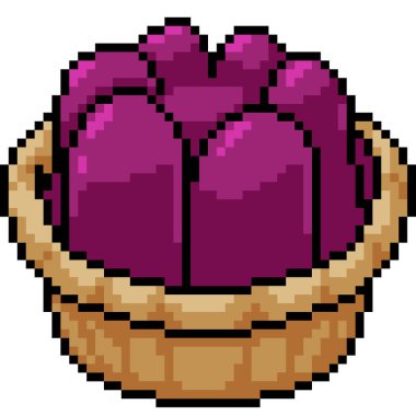 vektör piksel sanat tatlı tatlı karikatür izole