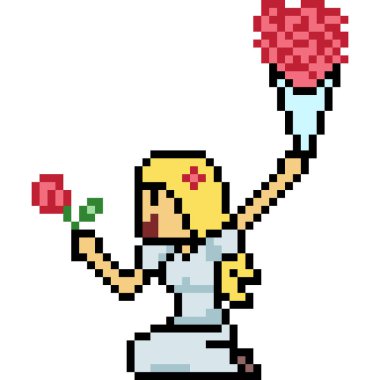 vektör piksel resim evliliği eşi izole edildi