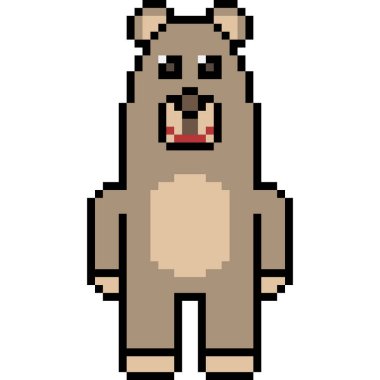 vektör piksel sanatı izole edildi