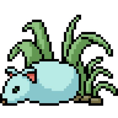 vektör pikseli fare izole edilmiş çizgi film