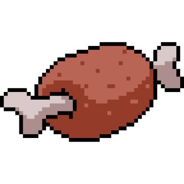 vektör piksel sanat eti izole çizgi film