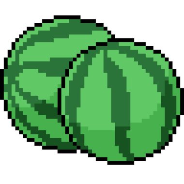 vektör pikseli karpuz izole edilmiş karpuz