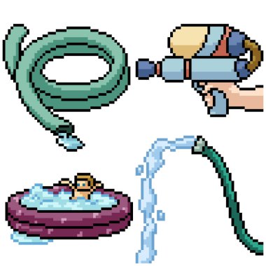 pikseller yaz suyunu izole ediyor.