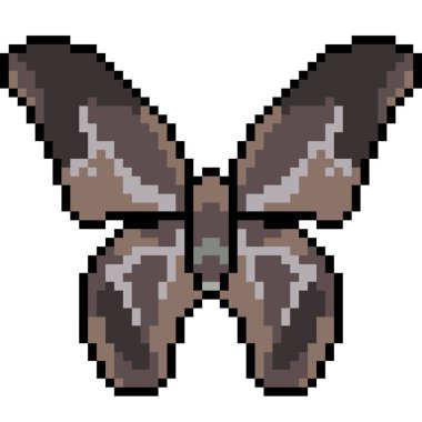 vektör piksel sanat kelebeği izole