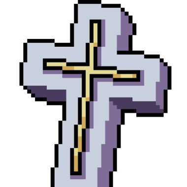 vektör piksel sanatı izole edilmiş çizgi film