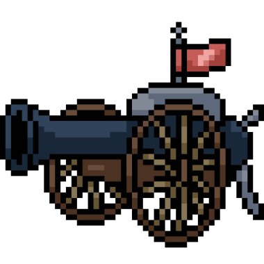 vektör piksel sanat tareti izole edilmiş karikatür