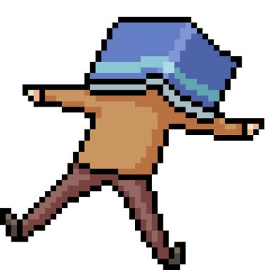 vektör piksel sanatı uykusu kitap izole çizgi film oku