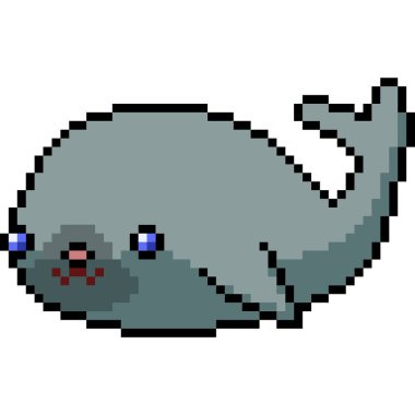 vektör piksel sanatı izole edilmiş çizgi film