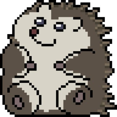 vektör piksel sanat kirpisi izole edildi