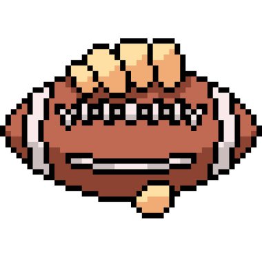 vektör pikseli sanat ragbisi izole edilmiş çizgi film