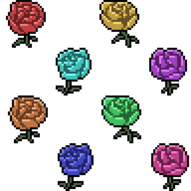 vektör piksel sanatı izole edildi