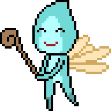 vektör piksel sanat perisi izole edildi