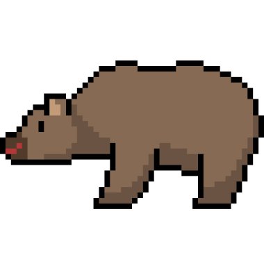 vektör piksel sanatı izole edildi