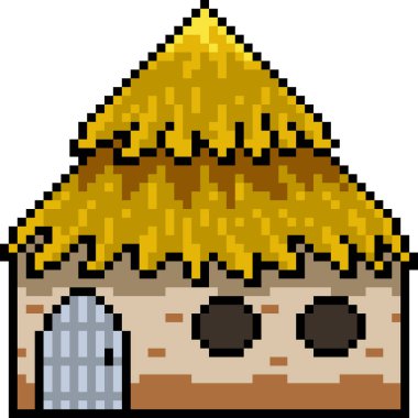 vektör piksel resim kulübesi izole edildi