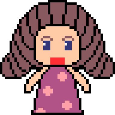 vektör piksel resim çizgi filmi Rastalı çocuk izole edildi