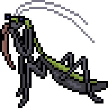 vektör piksel sanat peygamber devesi izole edilmiş cartoo