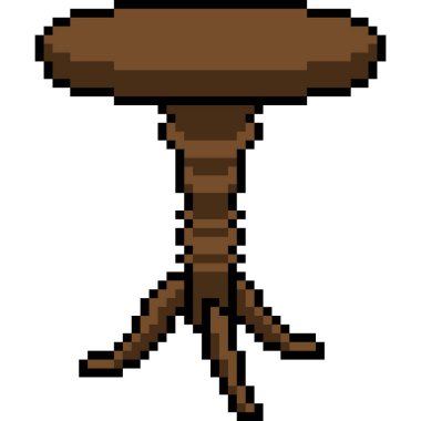 vektör piksel tablo izole çizgi film