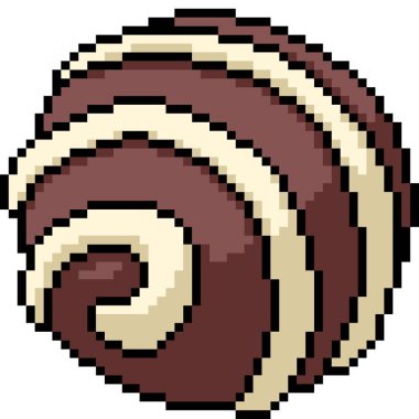 vektör piksel resim topu izole edilmiş çizgi film