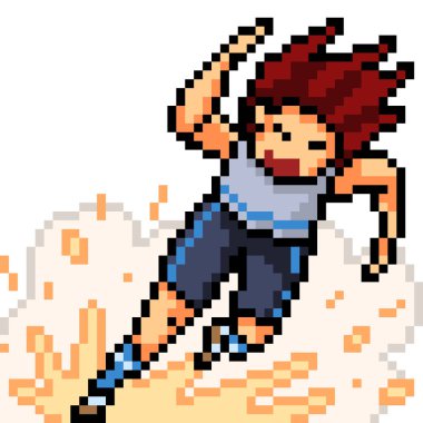 vektör piksel sanatsal çalışma sporu izole