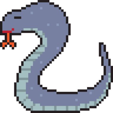 vektör piksel resim karikatürü izole edildi