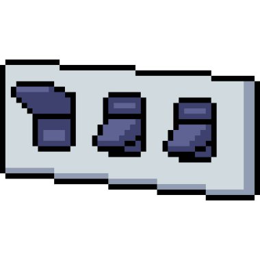 vektör piksel resim anahtarı izole edilmiş çizgi film