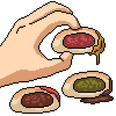 pixel sanat fırın ekmek atıştırmalığı