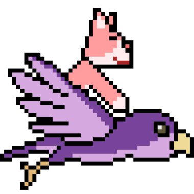 vektör piksel sanat gezisi kuşu