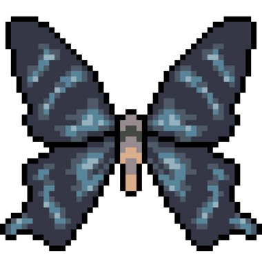 vektör piksel sanat kelebeği izole