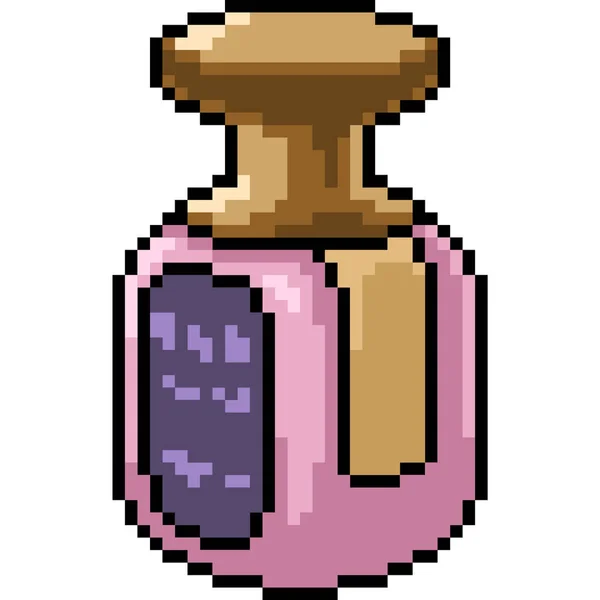 Vecteur Pixel Art Parfum Isolé Dessin Animé — Image vectorielle