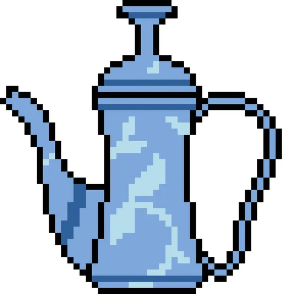 Vecteur Pixel Art Pot Isolé — Image vectorielle