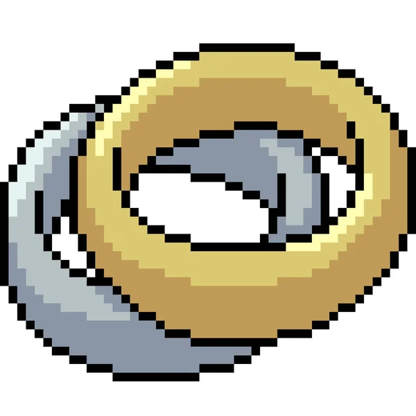 เวกเตอร กเซลศ ลปะแหวนเง นทองการ นแยก — ภาพเวกเตอร์สต็อก
