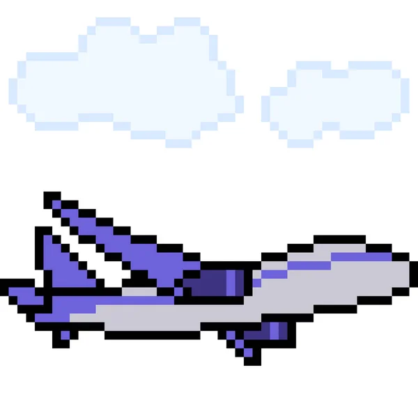 vektör piksel sanat uçağı izole edildi