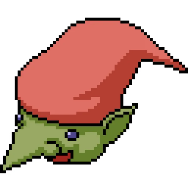 Vektör piksel sanatı izole edilmiş goblin