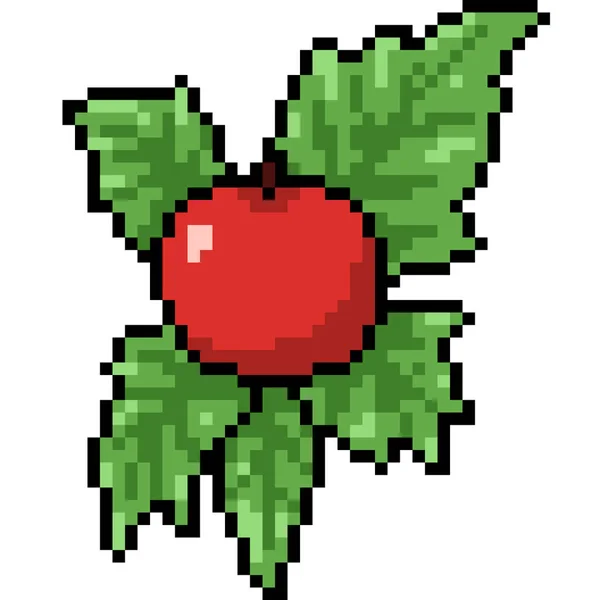 Vector Pixel Art Berry Φρέσκα Απομονωμένα Κινούμενα Σχέδια — Διανυσματικό Αρχείο