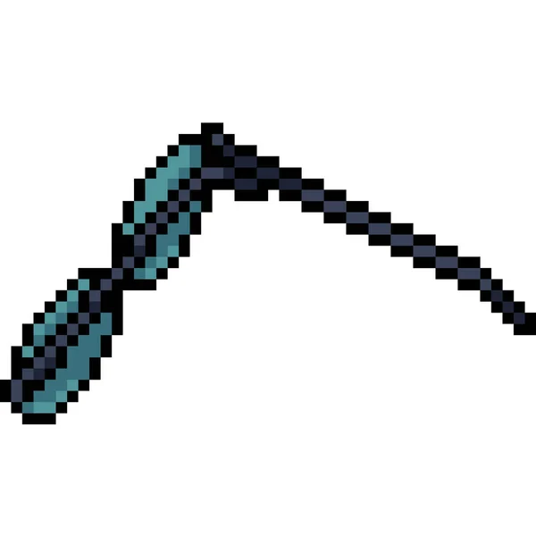 Vecteur Pixel Art Lunettes Soleil Isolé Dessin Animé — Image vectorielle