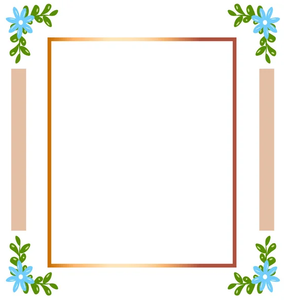 Beautiful frame wedding invitation template colorful illustration geometric gold texture flat flowers vintage retro square ornate