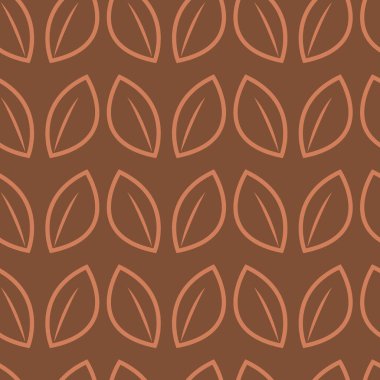 Seamless pattern with leaves herbal botanical vector illustration graphic background wallpaper elegant design floral print fabric textile paper scrapbook
