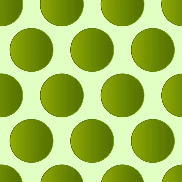 Зеленая Горошек Фон Простой Векторный Шаблон Шаблона — стоковый вектор