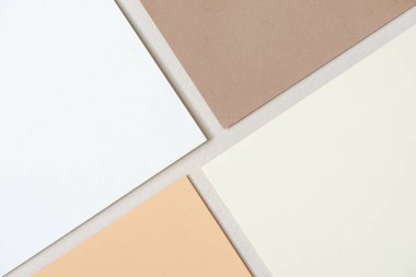 Beyaz arka planda, soyut bir beyaz kavramı