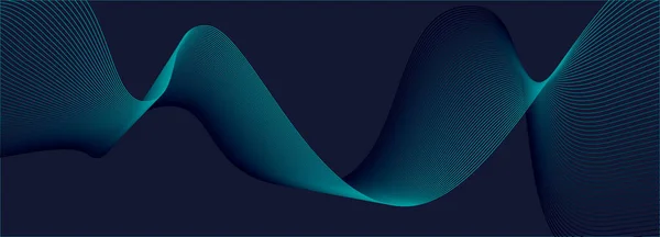 Smooth Bright Lines Space New Abstract Background — Stockvektor