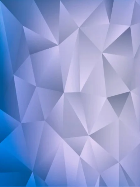 Soluk mavi fayansların arka planında, üçgen şeklinde geometrik parçalardan yapılmış pastel bir leylak rengi var.