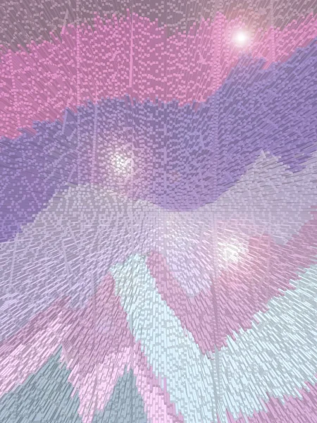 明るいハイライトとグラデーションの押出効果を持つピンク グレー 紫の柔らかいパステルカラーの背景 — ストック写真
