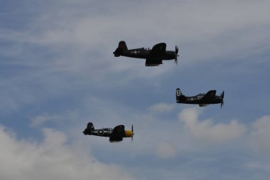 2. Dünya Savaşı Birleşik Devletler Donanma Savaş uçakları Chance F4U Corsair 'ı ele geçirdi.