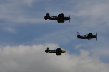 2. Dünya Savaşı Birleşik Devletler Donanma Savaş uçakları Chance F4U Corsair 'ı ele geçirdi.