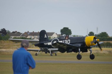 2. Dünya Savaşı Birleşik Devletler Donanma Savaş uçakları Chance F4U Corsair 'ı ele geçirdi.