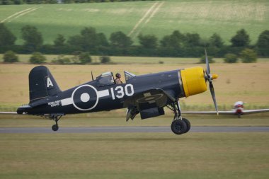 2. Dünya Savaşı Birleşik Devletler Donanma Savaş uçakları Chance F4U Corsair 'ı ele geçirdi.