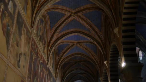 San Gimignano天主教大教堂和小教堂 — 图库视频影像