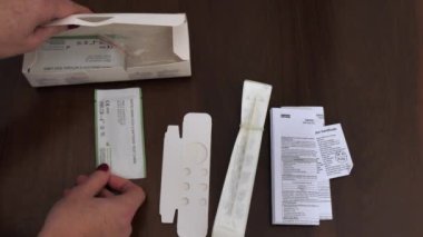 SARS-COV-2 Covid19 ya da Coronavirus için hızlı bir antijen testi hazırlığı