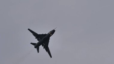 Sukhoi Su-22 Fitter attack fighter bomber jet of Soviet Union Russia in Cold War